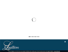 Tablet Screenshot of hotel-lerguillere.com